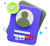 Tornar-se um membro do 855Bet é muito simples